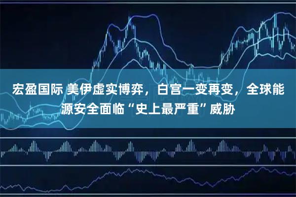 宏盈国际 美伊虚实博弈，白宫一变再变，全球能源安全面临“史上最严重”威胁