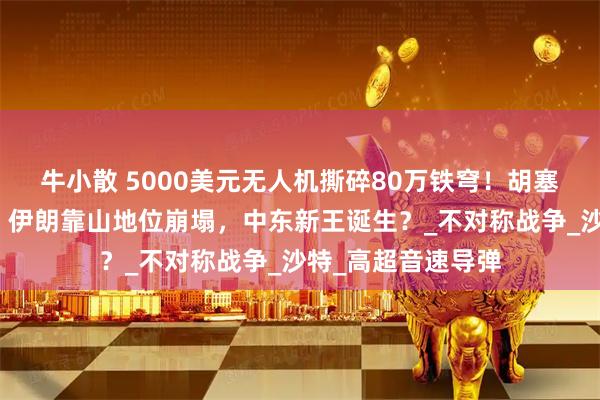 牛小散 5000美元无人机撕碎80万铁穹！胡塞奇袭炸懵以色列，伊朗靠山地位崩塌，中东新王诞生？_不对称战争_沙特_高超音速导弹